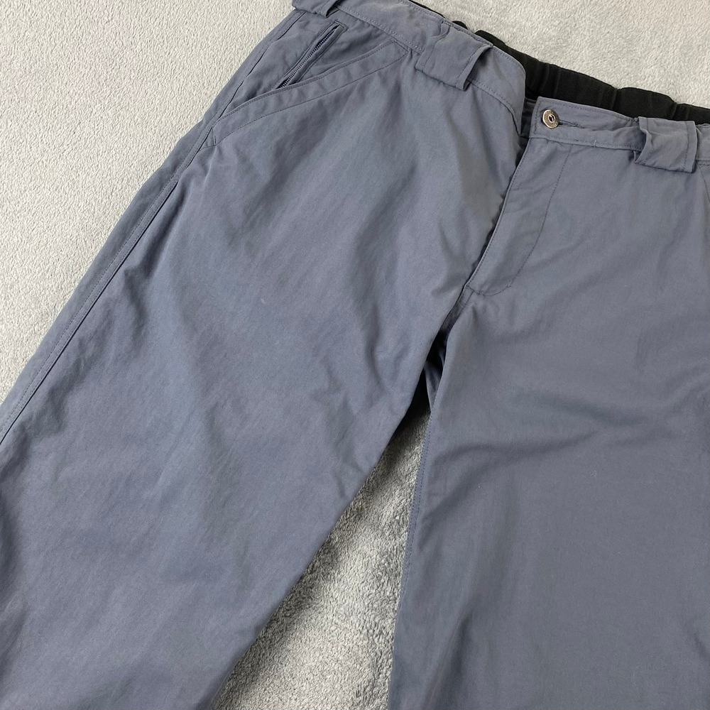 Duluth Trading Co Mens XLx30 Work Pants Blue Nylon Utility Outdoor Hiking